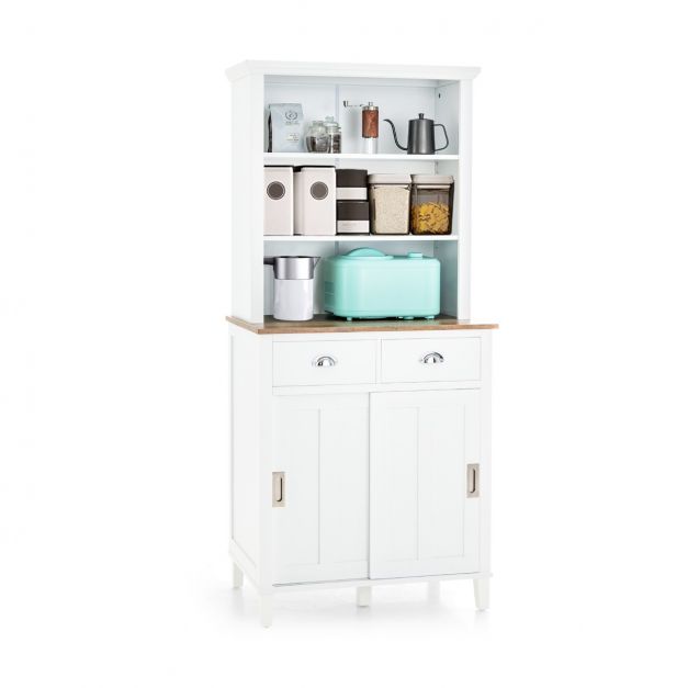 Buffet - 170 CM Freestanding Hutch Furniture with Adjustable Shelves - Ideal Storage Solution for Kitchen and Dining Room