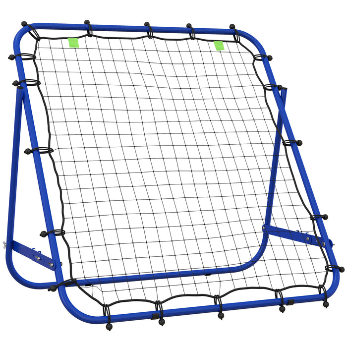 Adjustable Kickback Rebounder Net - Soccer Training Target Goal for Skill Improvement - Ideal for Teens & Adults