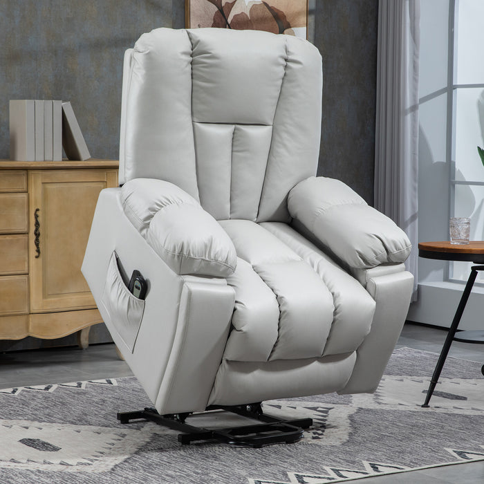 Quick-Assemble Lift Chair with Massage and Heat - Riser Recliner for Comfort and Support - Ideal for Elderly and Individuals with Mobility Issues