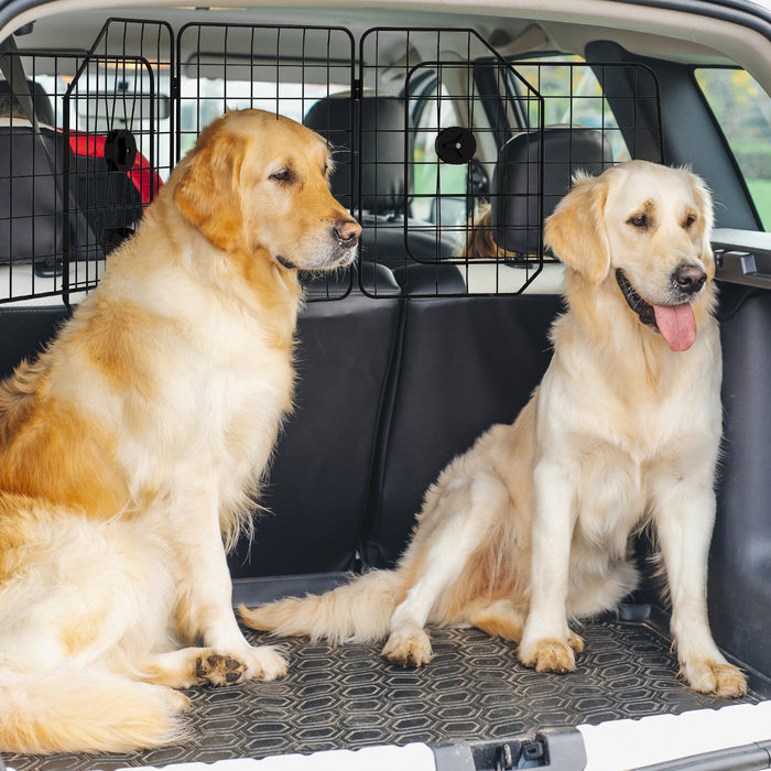 PawHut Dog Guard for Cars with Adjustable Width 93-150cm