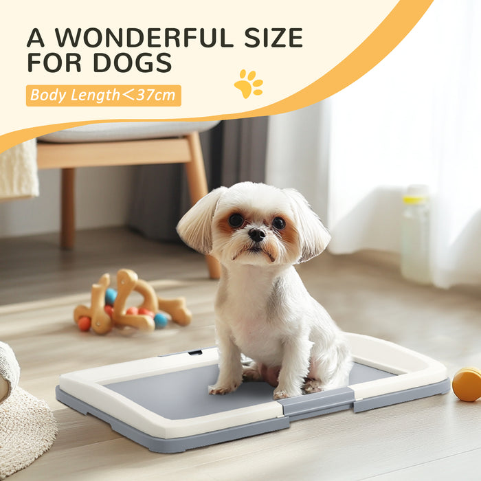 PawHut Dog Toilet Tray for Training Dogs, 63 x 49 x 6cm