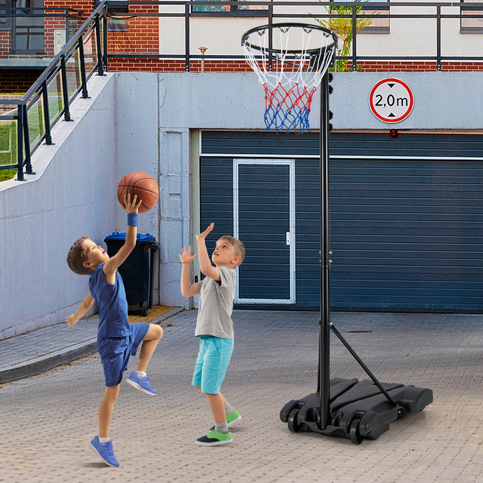 Adjustable 8.5-10 FT Basketball Goal - Fillable Base, Suitable for Kids, Teenagers, Adults - Perfect Solution for Basketball Game Practice at Home