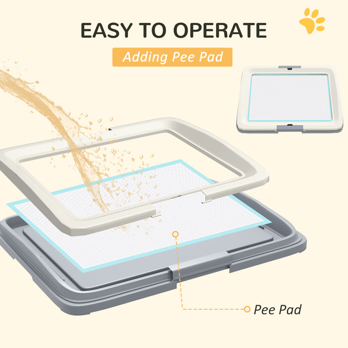 PawHut Dog Toilet Tray for Training Dogs, 63 x 49 x 6cm