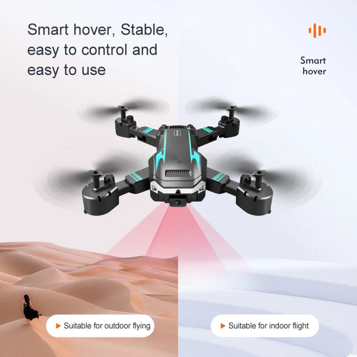 KBDFA G6 Professional Quadcopter - Foldable Aerial Drone with S6 HD Camera, GPS, FPV WIFI, and Obstacle Avoidance - Ideal Toy Gift for Drone Enthusiasts