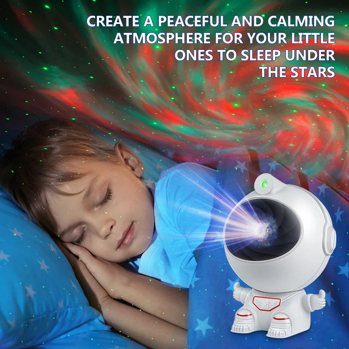 Astronaut Galaxy Starry Projector Model - Night Lamp with Remote and Timer for Starlit Bedroom Decor - Ideal Decorative Gift for Kids