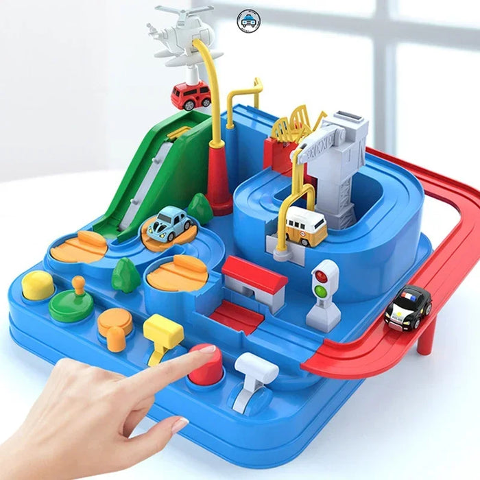 Adventure Game Brain Mechanical - Racing Rail Car Model & Interactive Train Animals Space Rocket Toy - Educational Fun for Children