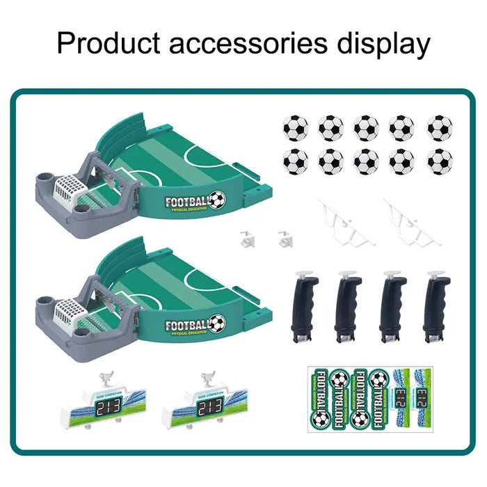 Family Party Soccer Table - Football Board Game, Desktop Interactive, Portable Sport Toy - Perfect Outdoor Game Gift for Kids and Boys