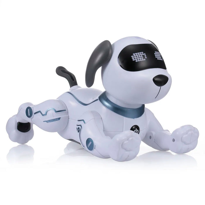 LE NENG TOYS K16A - Electronic Pets Robot Stunt Dog with Voice Command, Programmable, Touch-Sense, Music Song Toy - Perfect Interactive Gift for Kids