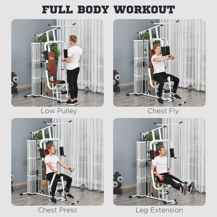 Multifunction Strength Training Station - Home Gym Exercise Equipment for Full Body Workouts - Ideal for Fitness Enthusiasts and Weight Trainers