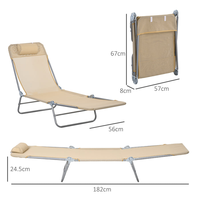 Steel Frame Sun Loungers, Set of 2 with Adjustable Reclining Backs - Elegant Brown Outdoor Relaxation Furniture for Patio & Poolside Comfort