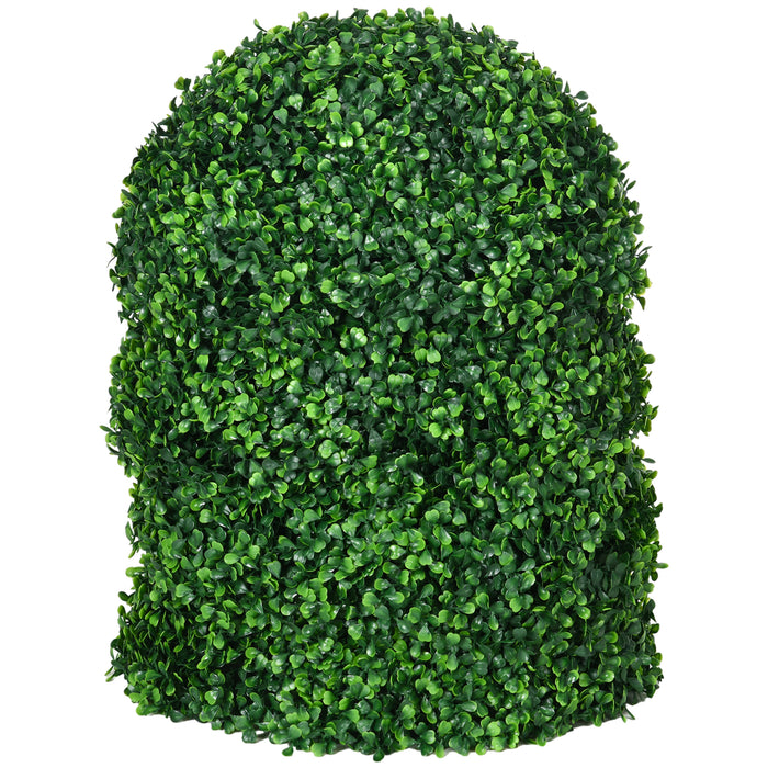 Artificial Topiary Balls Twin Pack - 40cm Faux Boxwood Decorative Spheres, Indoor/Outdoor Hanging Greenery - Home & Garden Elegant Décor Solutions