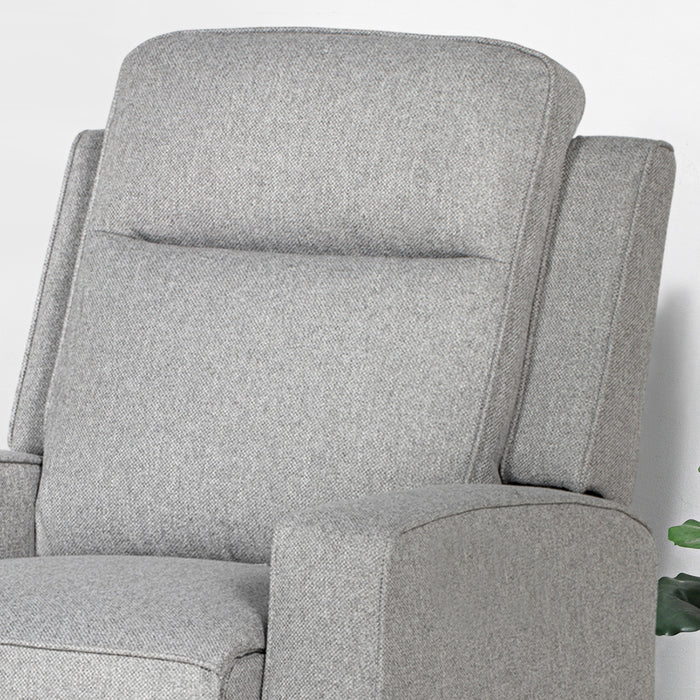 Electric Recliner Armchair with Adjustable Leg Rest and USB Port - Comfortable Upholstered Chair for Living Room - Ideal for Relaxation and Convenience