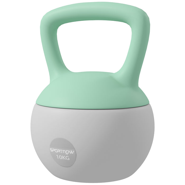 10KG Soft Kettlebell - Grip-Friendly Non-Slip Handle, Weight Lifting & Strength Training Equipment - Ideal for Home Gym Fitness Enthusiasts