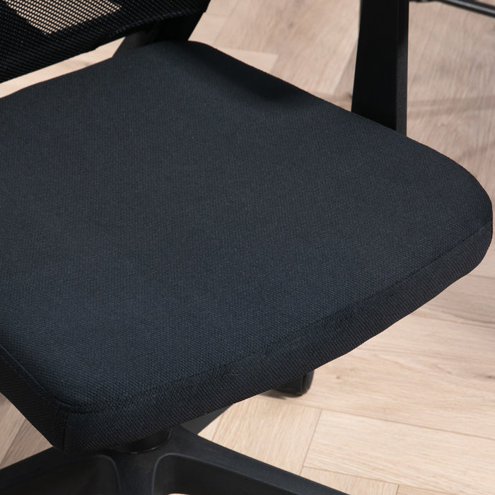 Ergonomic Mesh Desk Chair - Height Adjustable and Swivel Wheels - Comfortable Seating for Home Office Use