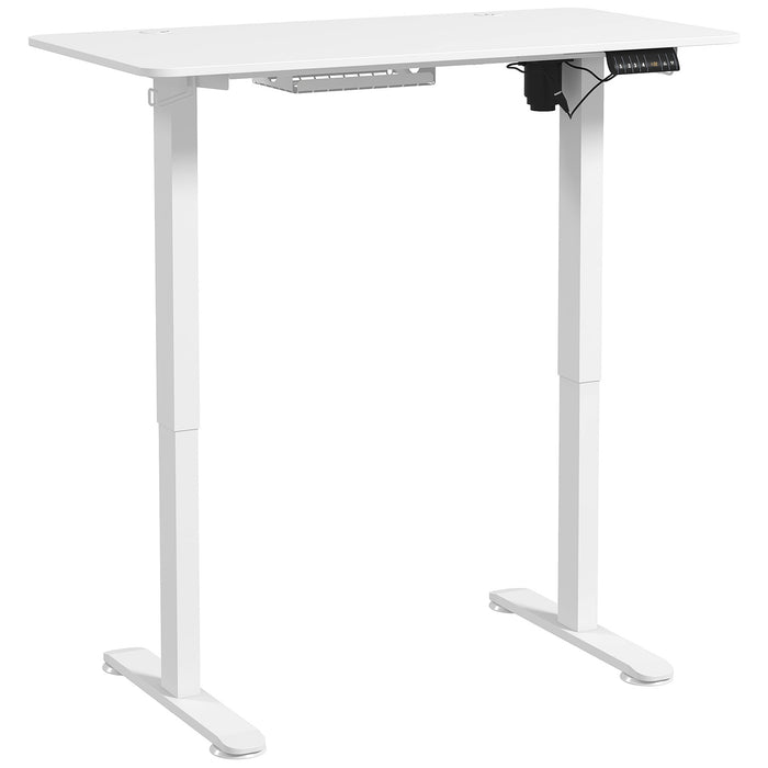 Height Adjustable Electric Standing Desk with Memory Presets - Smart Collision Avoidance & Overheat Protection - Ideal for Home Office & Ergonomic Workstations