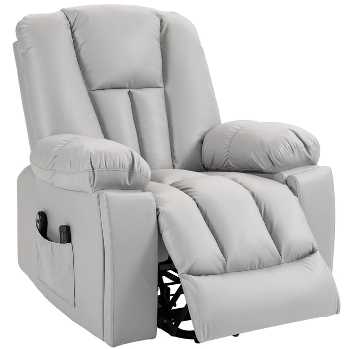 Quick-Assemble Lift Chair with Massage and Heat - Riser Recliner for Comfort and Support - Ideal for Elderly and Individuals with Mobility Issues