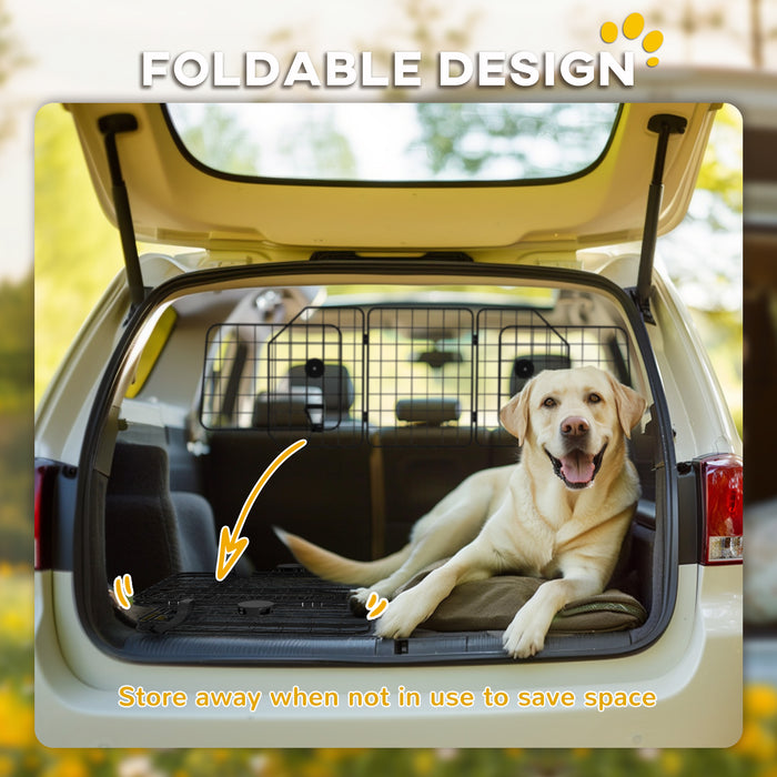 PawHut Dog Guard for Cars with Adjustable Width 93-150cm