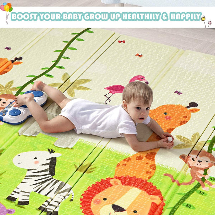 XL Foam Play Mat - Waterproof, Portable with Carrying Bag - Ideal for Kids Indoor and Outdoor Playtime Fun