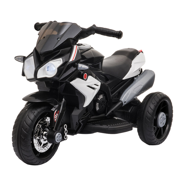 Kids' 6V Electric Motorcycle Trike - Heavy-Duty Steel Frame and Battery-Powered Engine - Perfect Ride-On Toy for Toddlers and Young Children