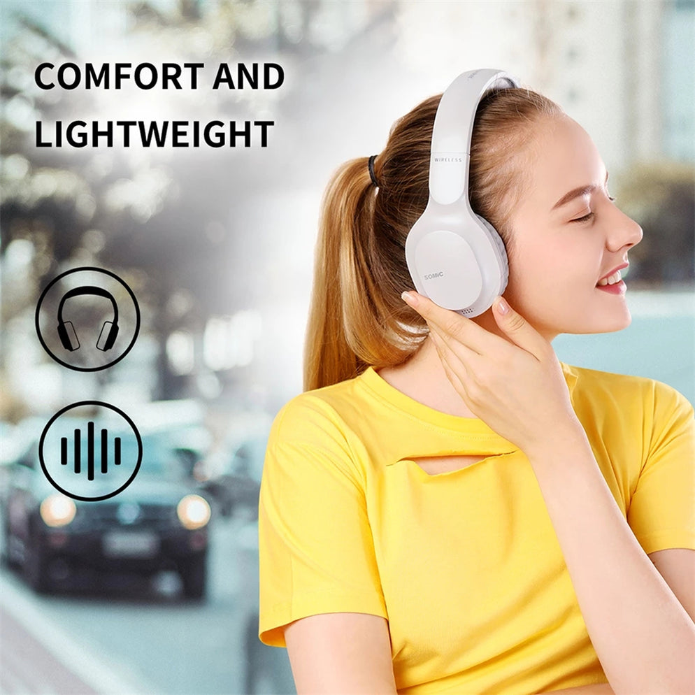 SOMIC M Series Wireless Bluetooth Headphones with CVC 8.0 Noise Cancel ...