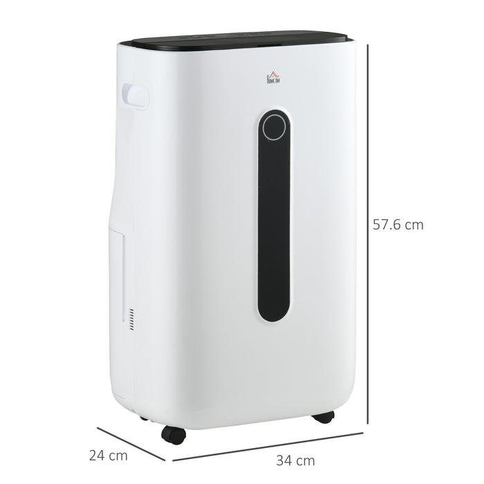 6500mL Capacity Dehumidifier with Air Purifier - 24-Hour Timer, 4 Operating Modes, 22L Daily Extraction - Ideal for Home, Laundry Rooms, and Basements