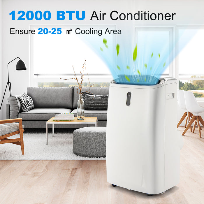 12000 BTU 4-in-1 Model - Smart Air Conditioner with Heating Capability - Ideal for Temperature Control with Easy App Interface
