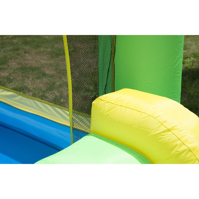 Inflatable Children's Bouncing Castle with Air Blower - High-Energy Outdoor Play Equipment - Ideal for Parties and Backyard Fun