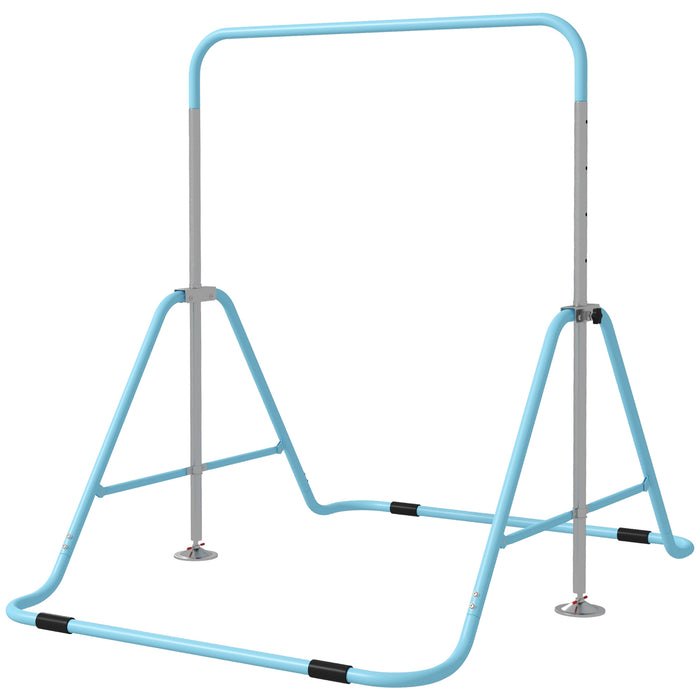 Foldable Children’s Gymnastics Bar with Adjustable Height - Sturdy Horizontal Bar for Home - Perfect for Young Gymnasts and Beginners