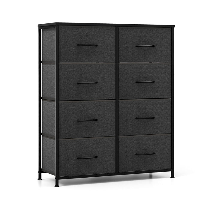 Fabric Dresser for Bedroom - Clothes Storage Organizer with 8 Drawers - Ideal for Keeping Wardrobes Neat and Tidy