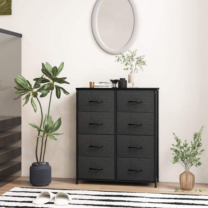 Fabric Dresser for Bedroom - Clothes Storage Organizer with 8 Drawers - Ideal for Keeping Wardrobes Neat and Tidy