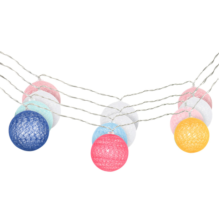 4-Pack LED Globe Garden String Lights - 70ft 80 LEDs, Outdoor/Indoor Hanging Festoon Lighting - Perfect for Parties and Festive Decorations