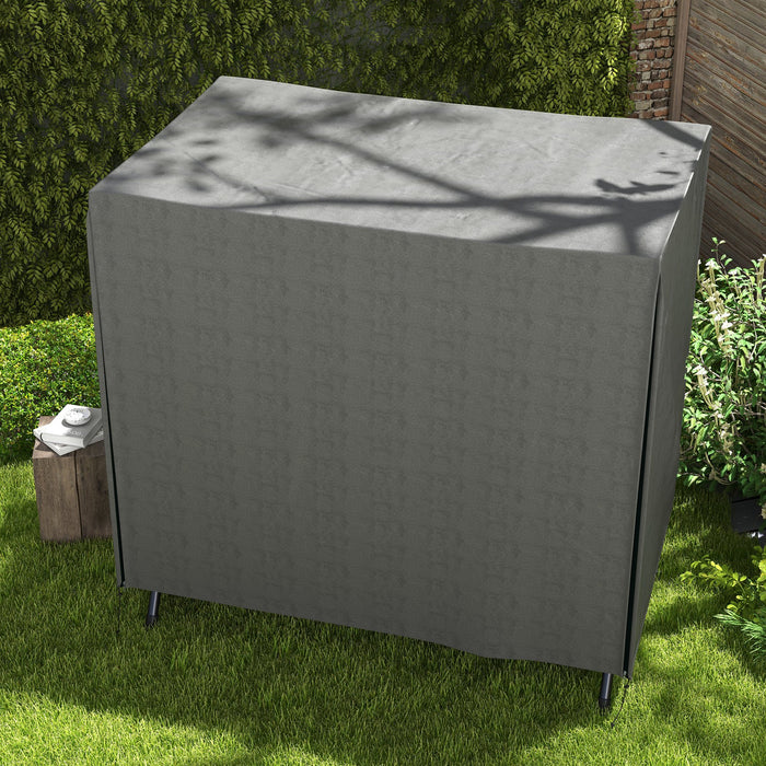 Outdoor Swing Chair Cover - 600D Oxford Waterproof & Anti-UV Garden Furniture Protector - Fits 177x114x152 cm Patio Seats, Rain Protection in Dark Grey