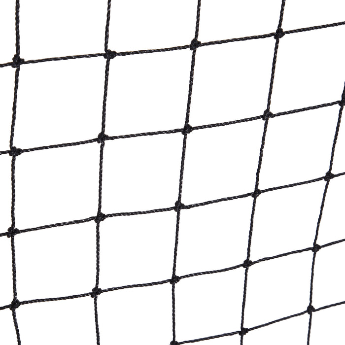 Rebounder Net with PE Mesh and Metal Frame - 96 x 80 x 96 cm Football and Training Net in Red and Black - Ideal for Skill Improvement and Coordination