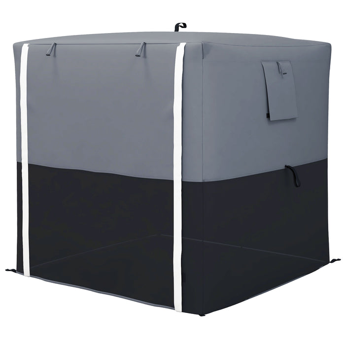 Pop-Up Gazebo 2x2m with Easy Setup - Includes Side Panels and Anchoring Accessories - Ideal for Outdoor Events and Gatherings in Black