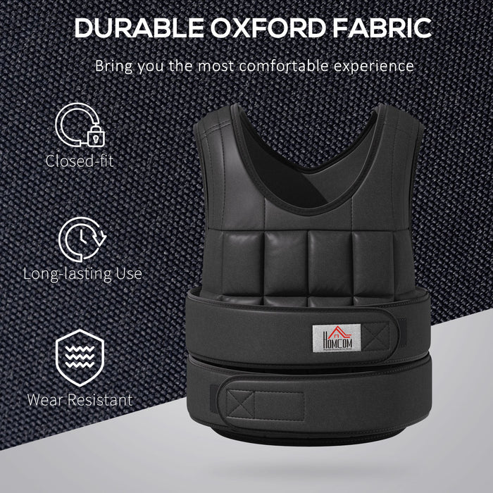 20kg Adjustable Metal Sand Weight Vest - Heavy-Duty Strength Training Equipment - Ideal for Fitness Enthusiasts and Athletes