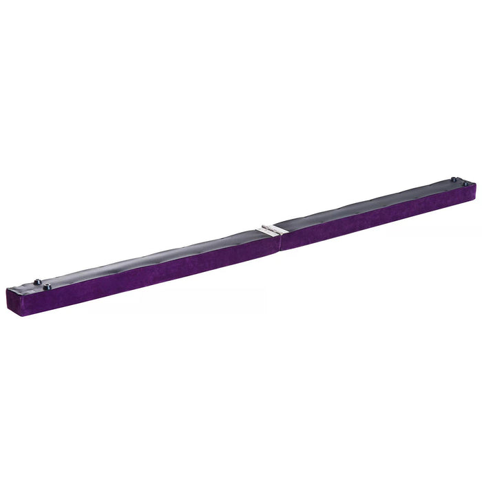 Gymnastics Balance Beam Trainer - 2.4m Length, Durable Purple Equipment - Ideal for Training & Skill Development