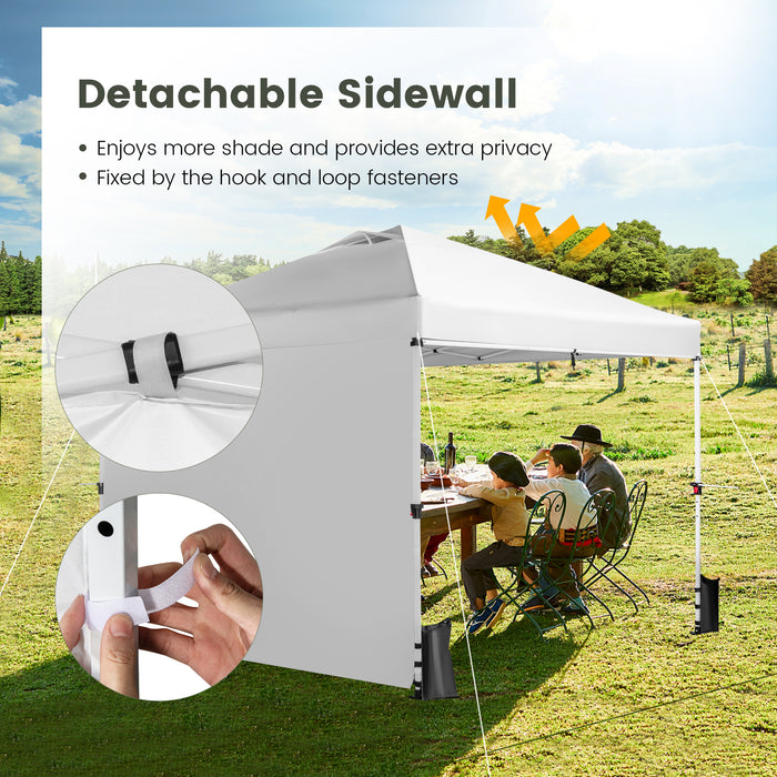 3M - Commercial Pop-up Gazebo with Sidewall, 3 x 3 Size - Ideal for Outdoor Events and Trade Shows