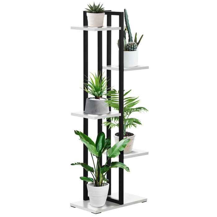 5-Tier Plant Stand - Corner Shelf for Flower Pots and Organized Storage - Ideal for Indoor, Outdoor, Balcony, Porch, Living Room, Bedroom Decor