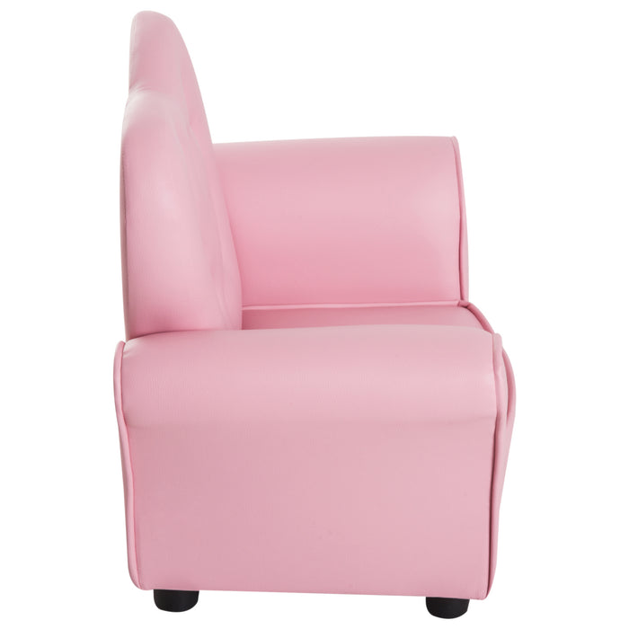 Toddler Chair Sofa for Kids - Children's Princess Pink Armchair with Comfortable Seating - Ideal for Playroom Relaxation and Play