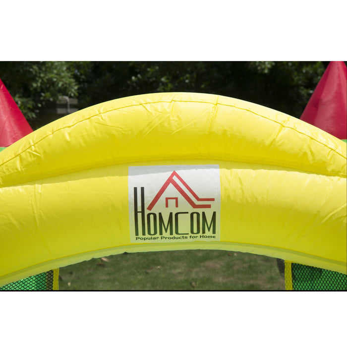 Inflatable Children's Bouncing Castle with Air Blower - High-Energy Outdoor Play Equipment - Ideal for Parties and Backyard Fun