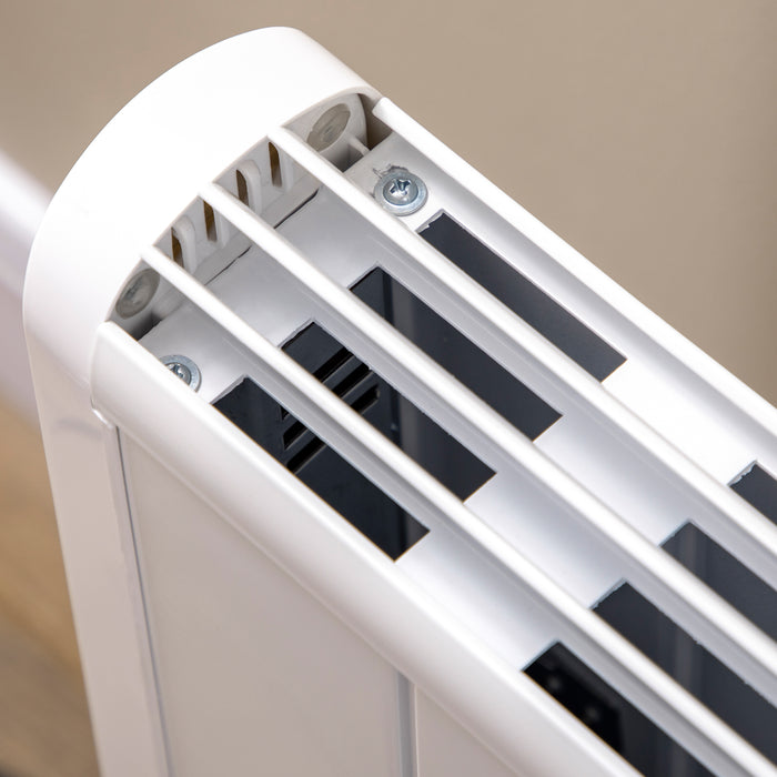 Convector Radiator Heater - Quiet, Freestanding or Wall-Mounted Electric Panel Heater with Window Detection - Ideal for Heating Home Spaces Efficiently