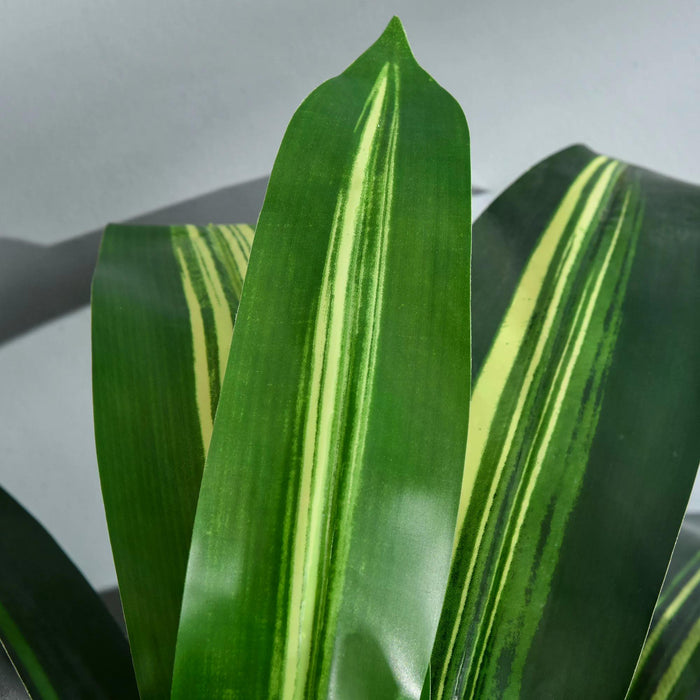 Artificial Dracaena Tree 110cm/3.6FT Faux - 40 Lush Leaves in a Nursery Pot, Ideal for Home & Office - Enhance Your Indoor/Outdoor Space with Tropical Elegance