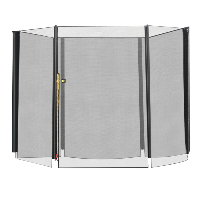 8ft Trampoline Safety Net - Durable Enclosure Mesh, Outdoor Jumping Protection - Ideal for Family Backyard Fun