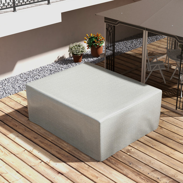 Large Patio Furniture Cover - 235x190x90cm, Waterproof and Anti-UV Outdoor Protection - Ideal for Garden Seating Protection