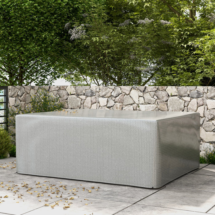 Large Patio Furniture Cover - 235x190x90cm, Waterproof and Anti-UV Outdoor Protection - Ideal for Garden Seating Protection