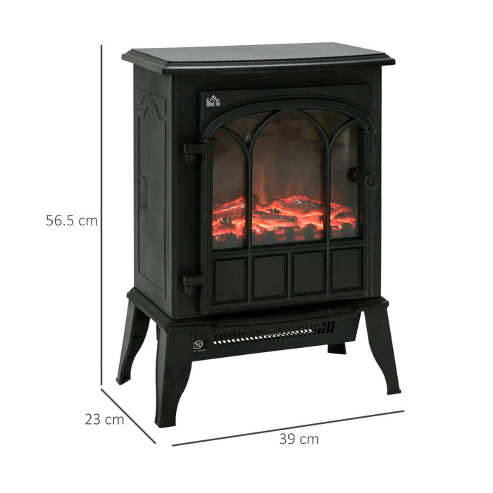 Electric Fireplace Heater 1000W/2000W - Freestanding and Portable Warmth - Ideal for Cozy Indoor Spaces