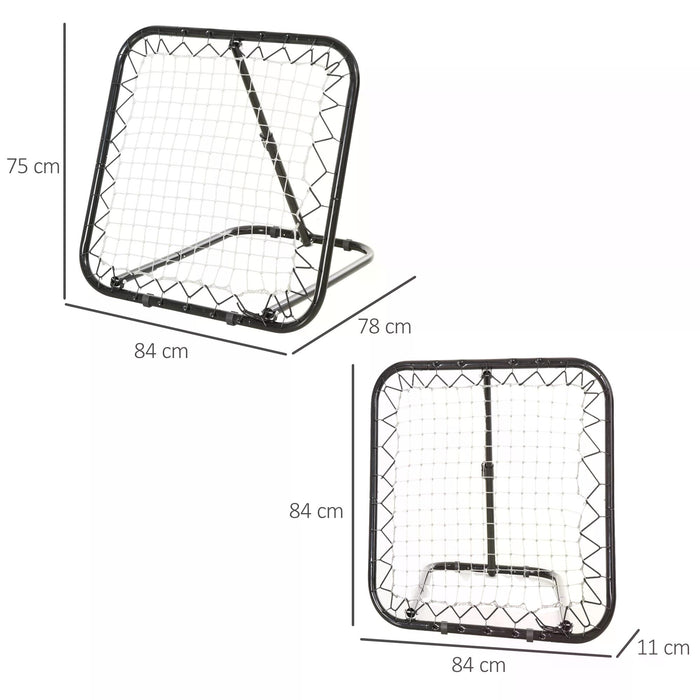 Rebounder Training Net - Angle Adjustable for Football, Baseball, Basketball Goal Practice - Ideal for Daily Sports Training Sessions