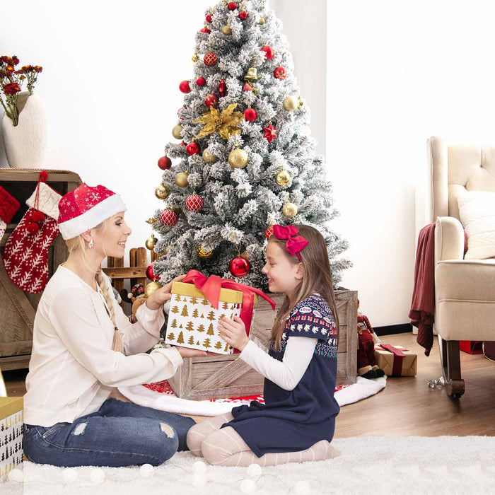 Christmas Tree Box Stand Model Grey-L - Grey Box Stand with Hook and Loop Fasteners - Perfect for Christmas Tree Stability and Holiday Decorations