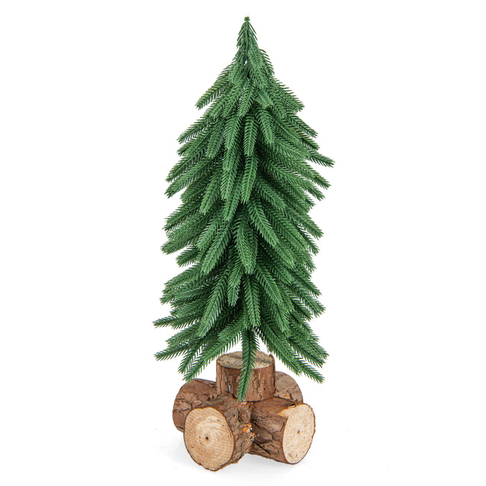 Tabletop Christmas Tree, 40cm - Features 200 Full Branch Tips - Ideal for Small Spaces and Festive Decorations