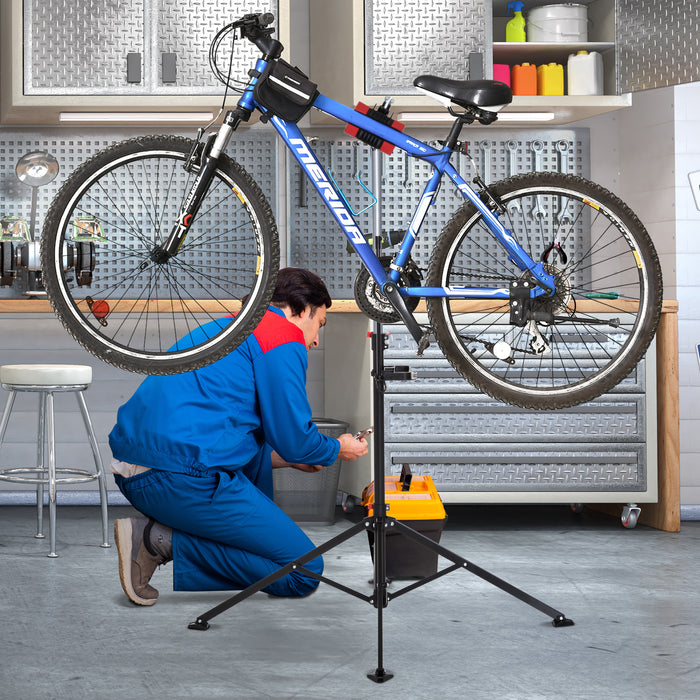 BikeHand YC-100BH - Folding Bicycle Repair Stand - Convenient Cycling Maintenance & Display Rack for Enthusiasts and Professionals